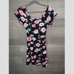 Floral Short Sleeve Dress